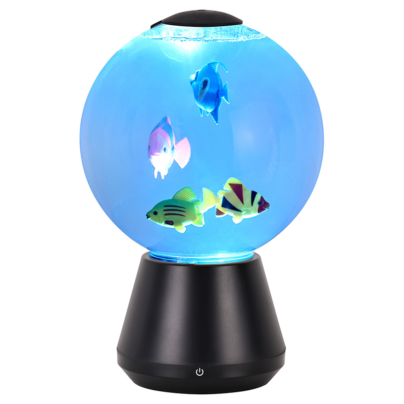 Lámpara LED de globo de pez animado