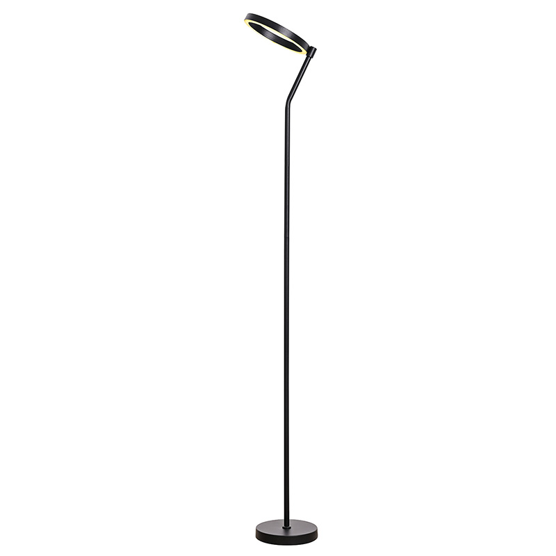 Lámpara de pie LED moderna con temperatura de color y brillo ajustables