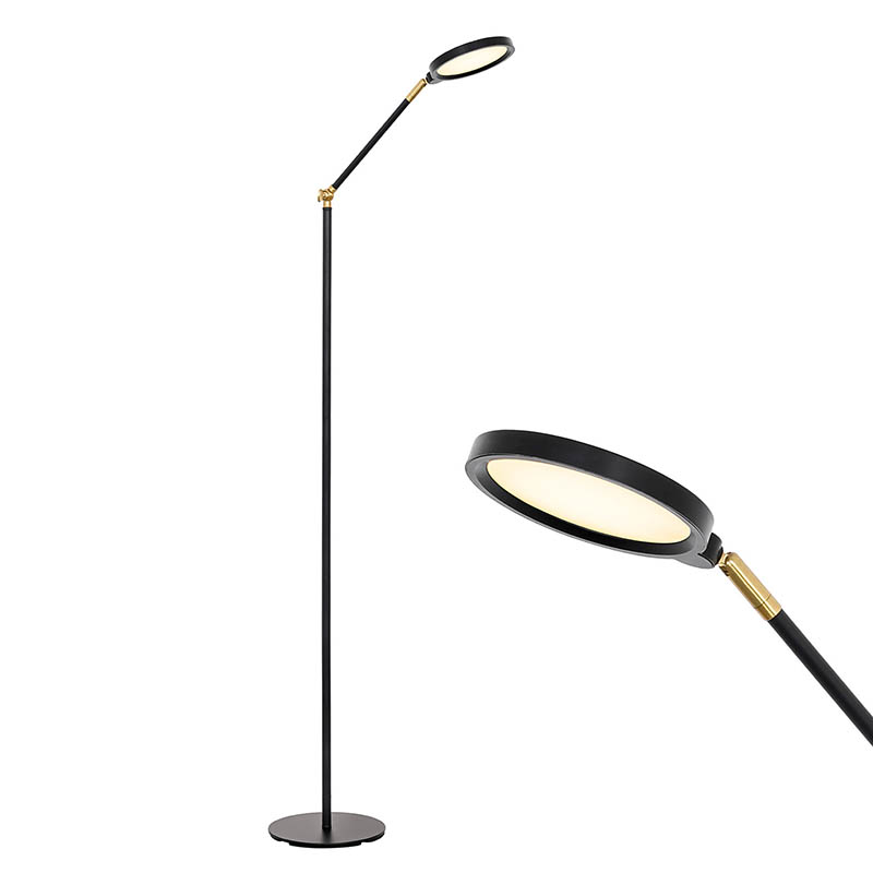 Lámpara de piso ajustable moderna simplemente LED