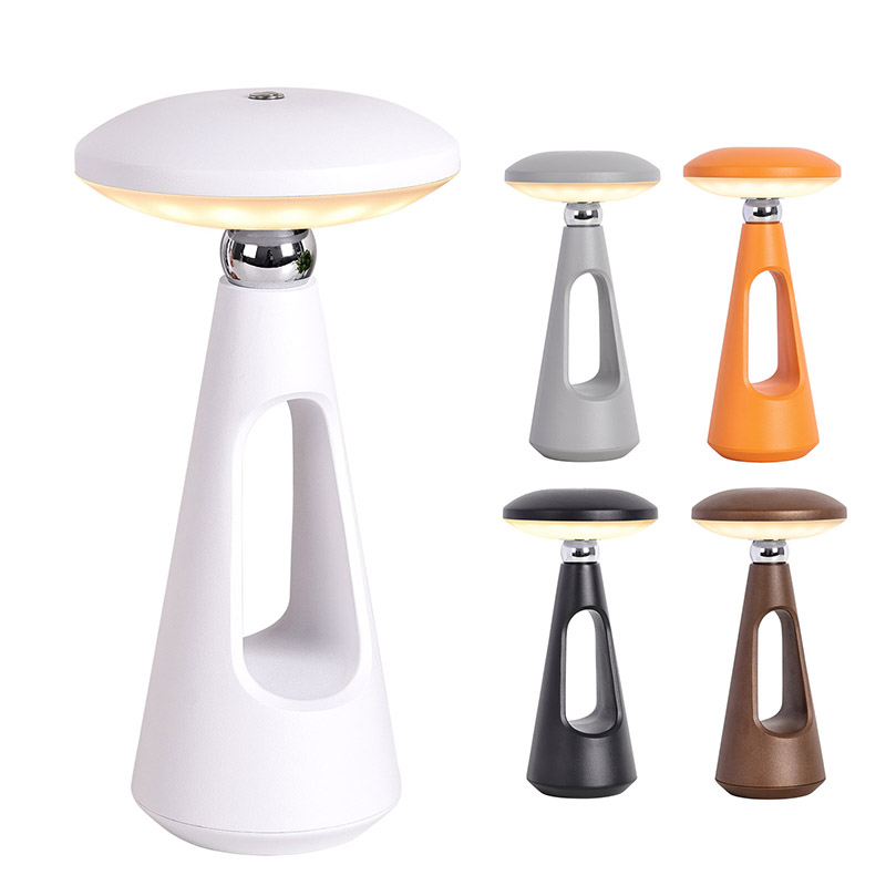 Lámpara de escritorio LED Mushroom con batería recargable