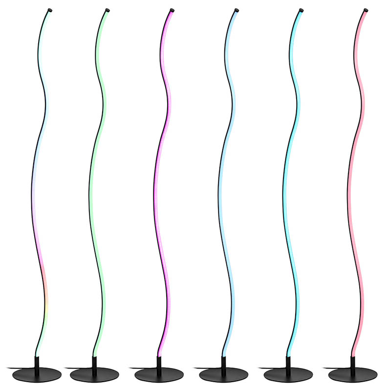 Lámpara de piso de cambio de color RGB