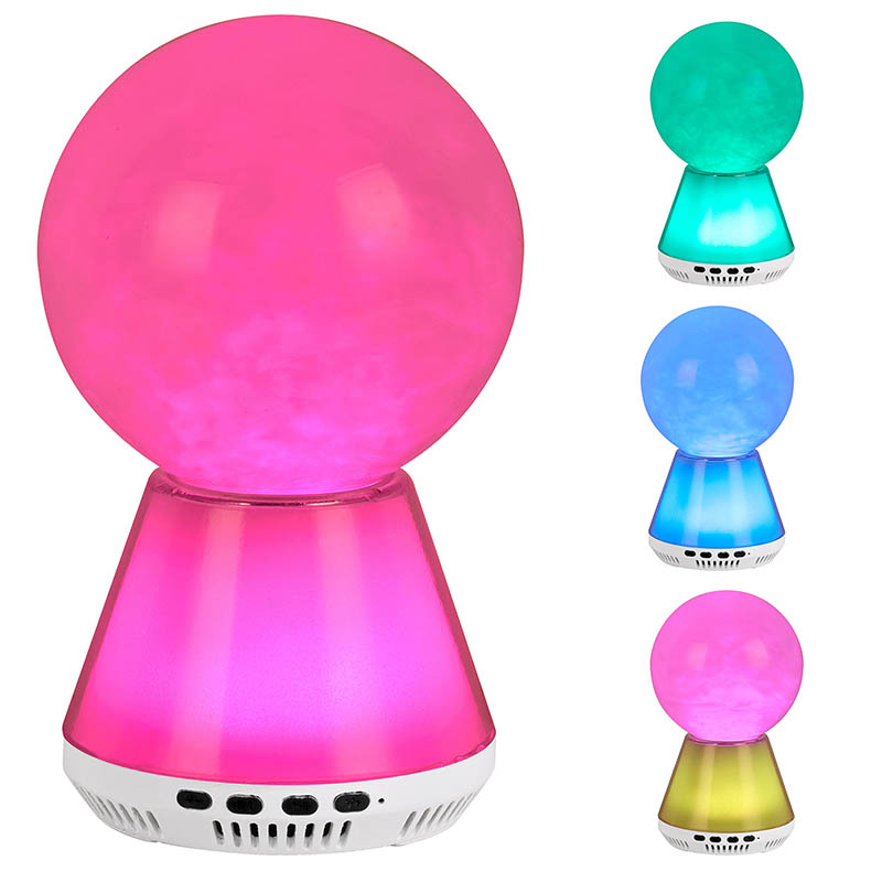 Lámpara LED brillante RGB con control bluetooth.